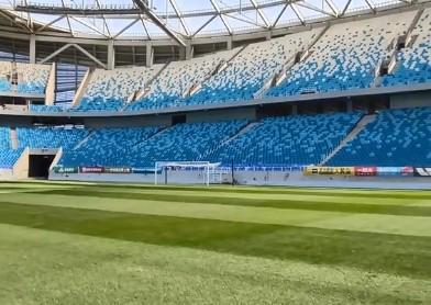 球天下官网-青岛媒体：海牛主场声光电已升级，首场比赛草坪能到最佳状态